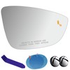 EAP Passenger Side Mirror Glass Compatible with Volkswagen Passat 2016-2022,