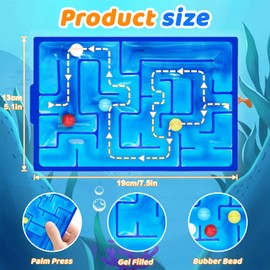 Maze Sensory Toys for Autism, Squishy Sensory Toys for Stress Anxiety Relief, Kids Fidget Toys for Special Needs with Adhd, Autistic