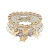 Nexoluxa Boho Bracelet Set Beaded Bracelets for Women Crystal Butterfly