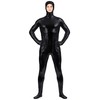 VSVO Shiny Spandex Open Face Full Bodysuit Zentai Costume (XX-Large,