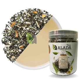 Alada Loose Leaves Green Tea - Flavoured (Ginger Lemon)