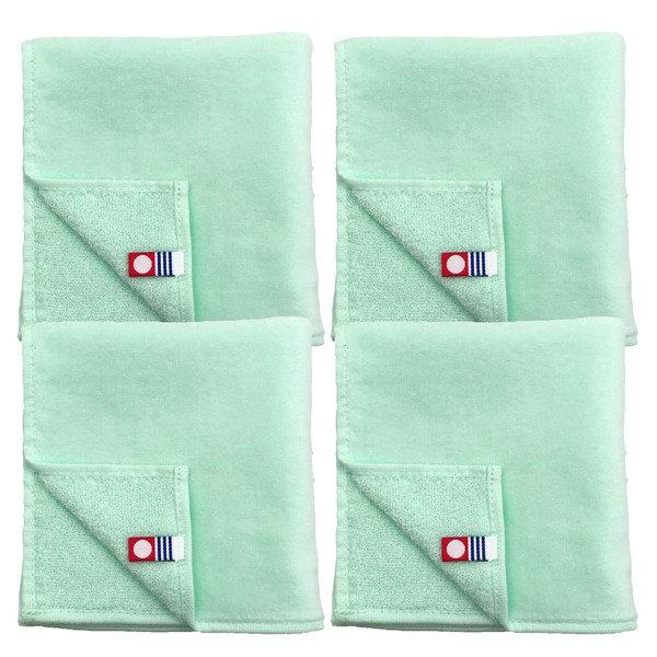 Imabari Towel, Handkerchief Towel, Set of 4, 9.8 x 9.8