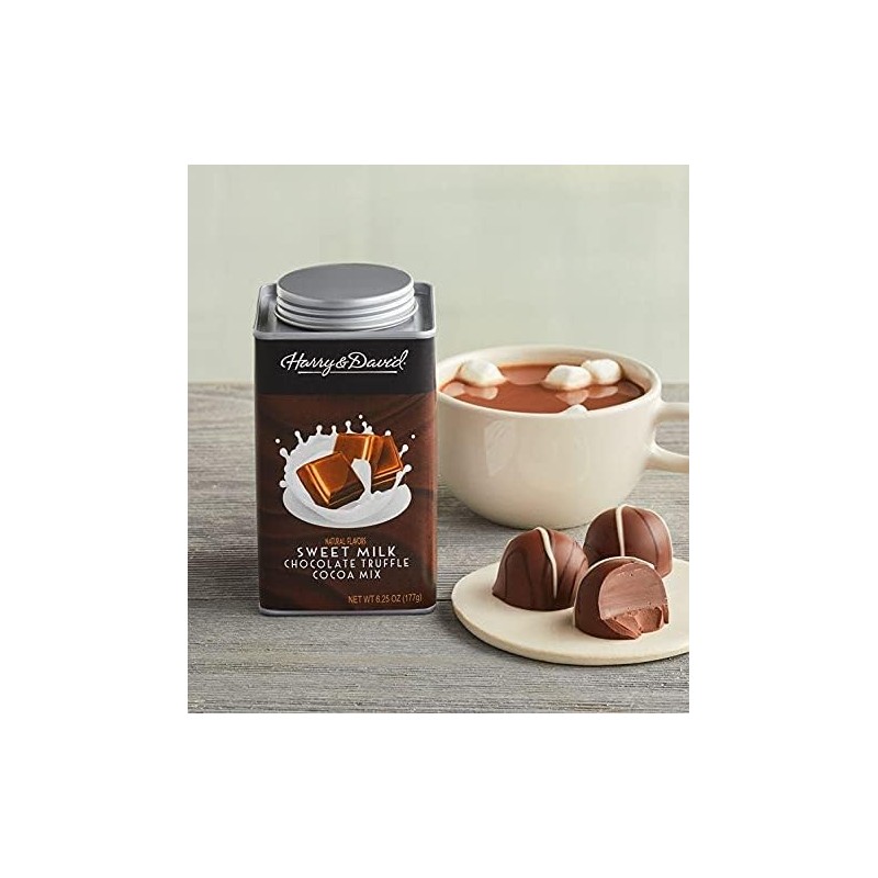 Harry & David Truffle Cocoa Mix, Sweet Milk Chocolate, 6.25