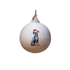Image Industry Doberman Ceramic Bauble - Tree Decoration - Christmas Decorations Dog Gift - Dog Lovers