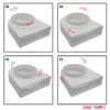 Kair Rotating Elbow Bend Adaptor 204mm x 60mm to 150mm