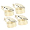4Pcs Candle Snuffer Candle Extinguisher Metal Shell Pattern Automatic Candle