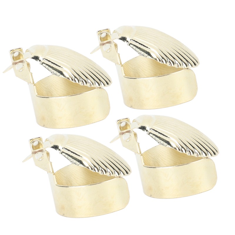 4Pcs Candle Snuffer Candle Extinguisher Metal Shell Pattern Automatic Candle