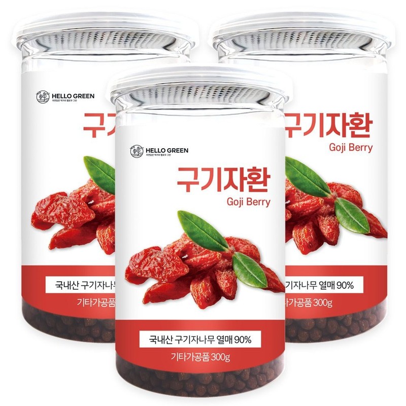 Hello Green Domestic Cheongyang Goji Berry 300g / 헬로우그린 국산