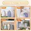 ZdwCyl Clothes Drying Rack Wall Mounted,Drying Rack Clothing,Clothes Hanging Rack,Retractable,Collapsible(Tri-Fold),