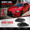 2-Pack Universal Car Hood Vent Stickers for Exterior Decor –
