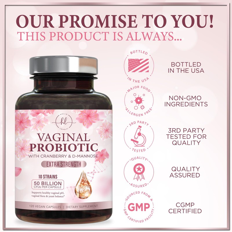 Vaginal Probiotics for Women - Vaginal PH Flora Feminine Health