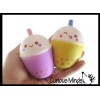 2 Bubble Tea Drink Squishy Squeeze Stress Ball Soft Doh