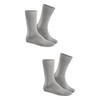 Hudson Men's Only 2-Pack Druckfreier Bund Socks, Silver, 39 (Pack
