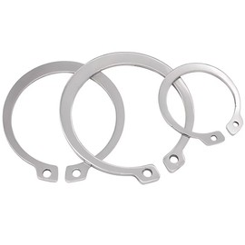 SYDARSYN 25 mm Snap Ring Stainless Steel Retaining Ring E-Clip External Retaining Ring Locking Rings (Pack of 20)
