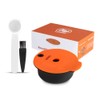 Refillable Coffee Capsules, Stainless Steel Coffee Pods Compatible with Tassimo