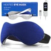 Ezona Heated Eye Mask, Warm Eye Compress Mask for Dry