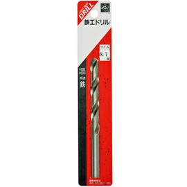 Light Seiki Super Ironwork Drill, 1 Pack, 0.3 inches (8.7 mm) (Metal/Metal)