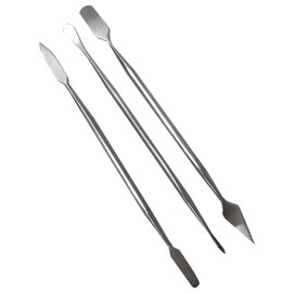 ToolUSA 6-in-3 Sculpting Spatula Set | Double-Ended Stainless Steel | Versatile Tips & Textured Handles | Includes Vinyl Case