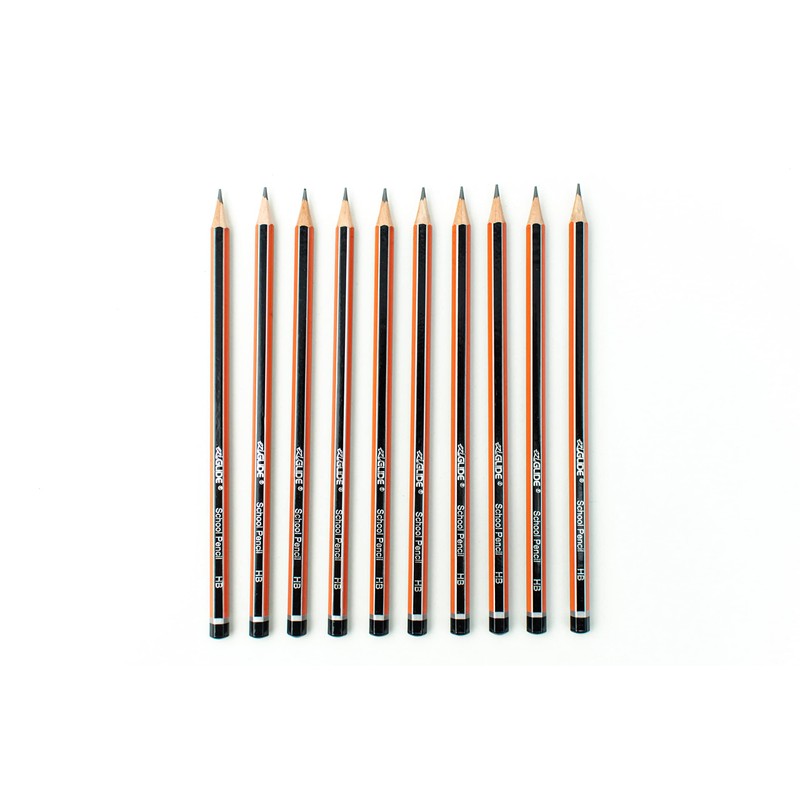 Eziglide HB Pencils, 12 Pack of Hexagonal Graphite Pencils, Break