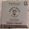 Delfanti Goat's Milk Night w/Collagen Cream Regener Moisturizer Italy- Sealed