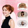 Benehair Messy Bun Hair Piece Curly Wavy Hair Scrunchies Messy