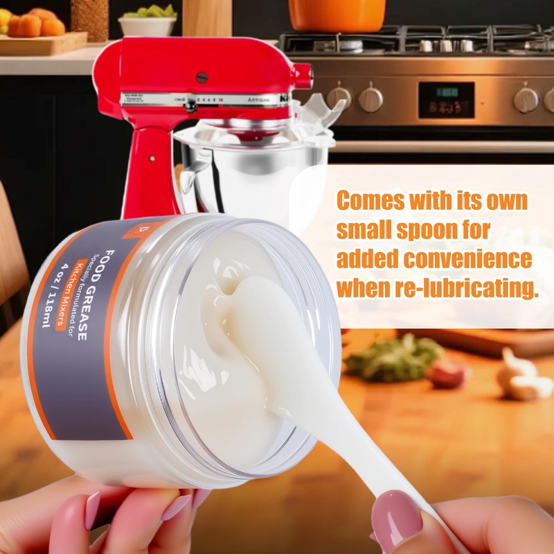 Grease Kit Compatible with KitchenAid Stand Mixer,Includes 4 Oz Food