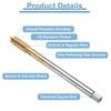 sourcing map 2pcs Straight Flute Thread Tap, M10 x 1.5