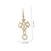 LALAFINA 1Set Elegant Metal Clock Hands Sturdy Clock Replacements for