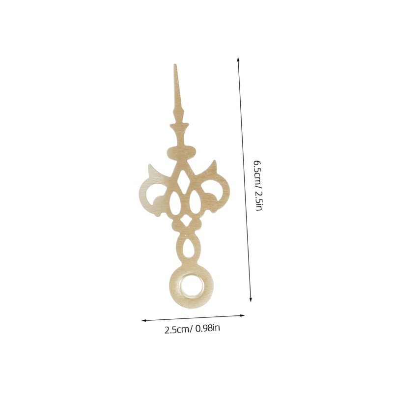 LALAFINA 1Set Elegant Metal Clock Hands Sturdy Clock Replacements for