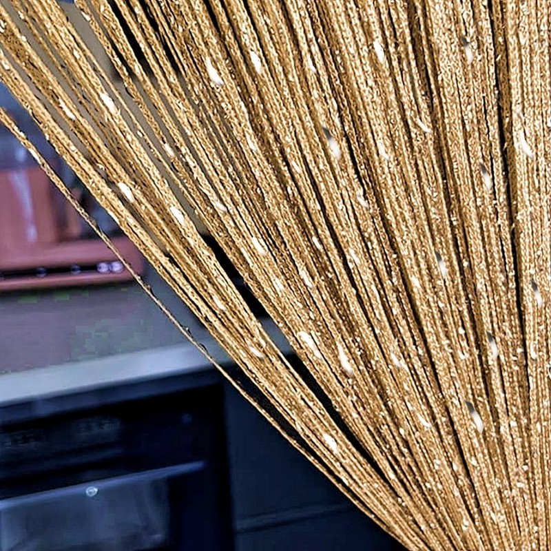 ave split Decorative Door String Curtain Wall Panel Fringe Window