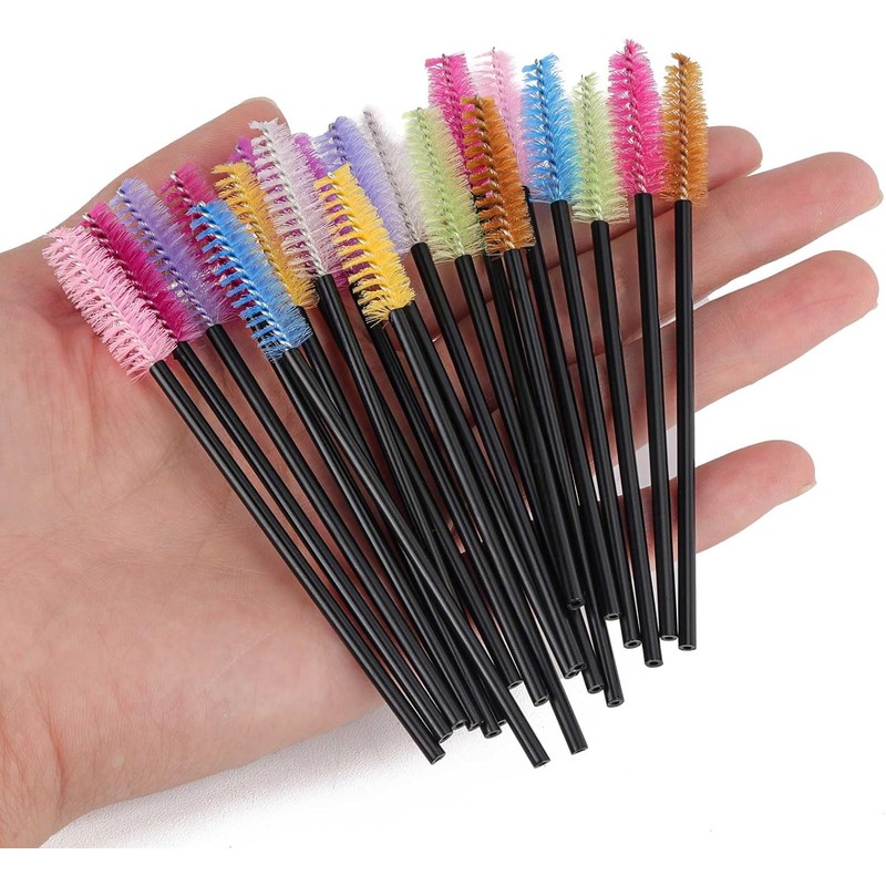 BTYMS 500 Piezas Varitas de Mascara Desechables Cepillo de Pestañas