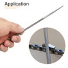 HARFINGTON 3pcs Chainsaw File, 9/64"(3.5mm) Round Sharpening Hand Files Tool