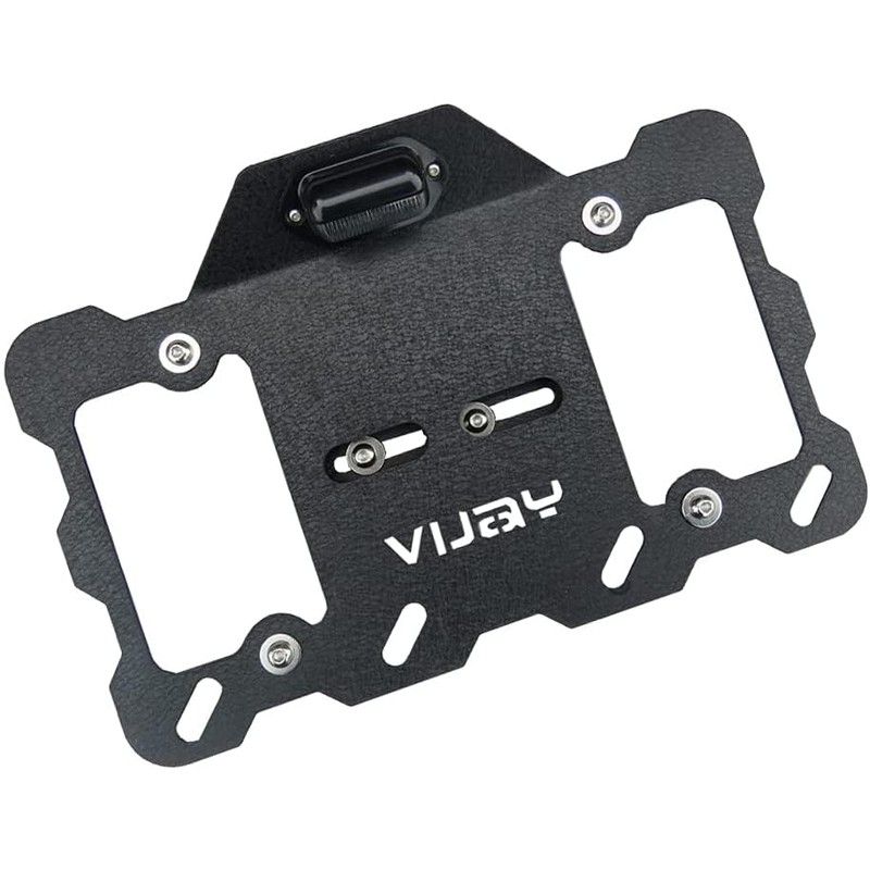 License Plate Frame Mount Compatible with 1987-2018 Jeep Wrangler JK