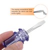 HARFINGTON 2pcs SL6 Short Tip Slotted Screwdriver Stubby Magnetic Flat