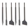 mitoharet 6-Pack SDS Plus Chisel Set,Rotary Hammer Bits Chisel Set