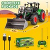 RC Tractor Toy for Kids 3-9, 2.4GHz Remote Control Farm