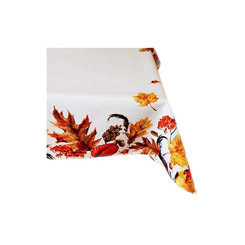 Raebel Autumn Tablecloth, Easy Care Blanket, Autumn Blanket, Square, 130