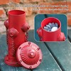YiLifebes Small Dog Fire Hydrant Pee Post, 9" H Metal