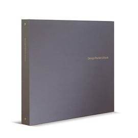 [Net Exclusive] Design Pocket Album (Binder Type) Dedicated Binder/Gray