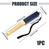 PosyLane Door Gap Measuring Tool, Wedge-Shaped Vernier Feeler Gauge 1-15mm Fire Door Gap Gauge Checker Tool, Feeler Gauges Door Gap Measuring Engineering Ruler for House Engineering Inspection Flatness - 0.5mm
