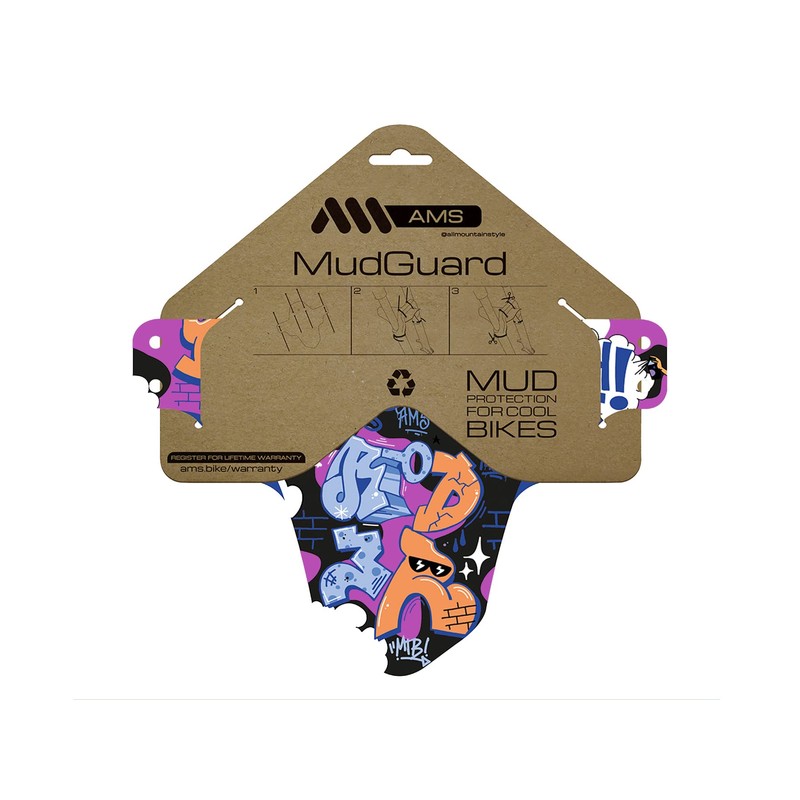 Mudguard - Born to Be Rider Blue