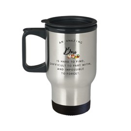MIPOMALL Leaving Gifts for Colleagues Boss Friends Men Women - Travel Mugs Cup 14oz an Amazing Boss TM0002