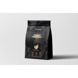 GYMTRAIL® Vegan Protein Powder Made of Pea Protein 500 g Vegetable Protein Powder with Essential Amino Acids Without Soy and Sweetener with Birch Sugar Vanilla