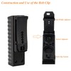 TACNEX Baton Holder w/Duty Belt/MOLLE Rotatable Clip Police Baton Holster