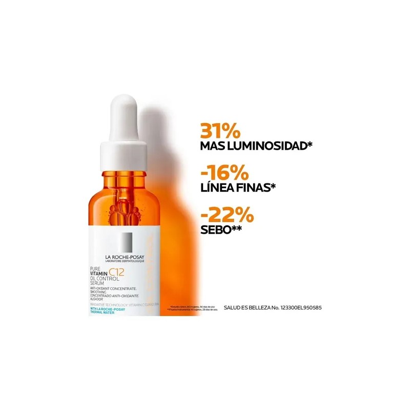 La Roche-Posay Pure Vitamin C12 Oil Control Serum 30ml