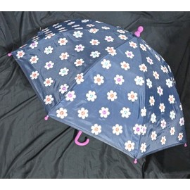 Cat & Jack Girls flower Printed Stick Umbrella - Cat & Jack™ Navy