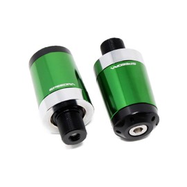 SSK Heavy Weight Handlebar End Slider Long Type Green KAWASAKI (ZX-10R 2004-2007) (NINJA H2/H2R 2015-) ABEKL02GN
