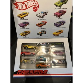 Hot Wheels 2021 HOT WHEELS FLYING CUSTOMS BOXED SET OF 10 1:64 SCALE DIE CAST **NEW**