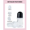 Eoglirie Glass Deodorant Roller Bottle, Leak Proof Refillable Roller Bottles