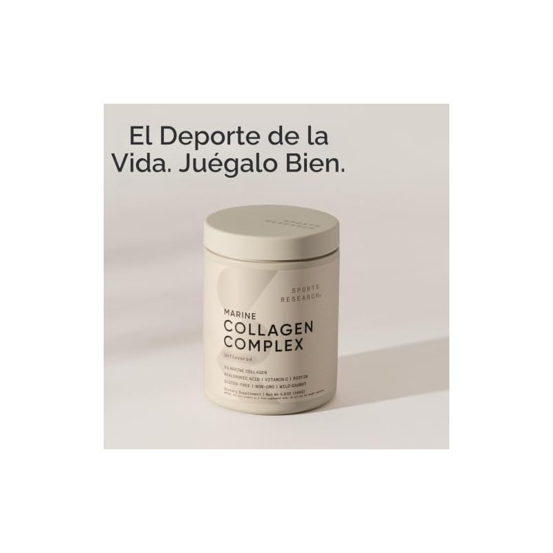 Complejo de belleza de colágeno con ácido hialurónico, vitamina C